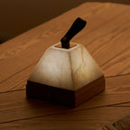 Luma Cube Alabaster Portable Lamp