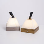 Luma Cube Alabaster Portable Lamp