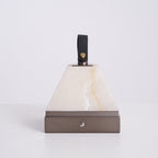 Luma Cube Alabaster Portable Lamp