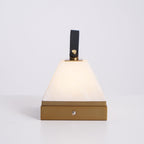 Luma Cube Alabaster Portable Lamp