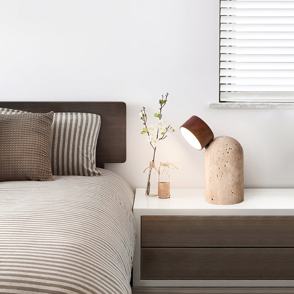 Capsule Stone Table Lamp