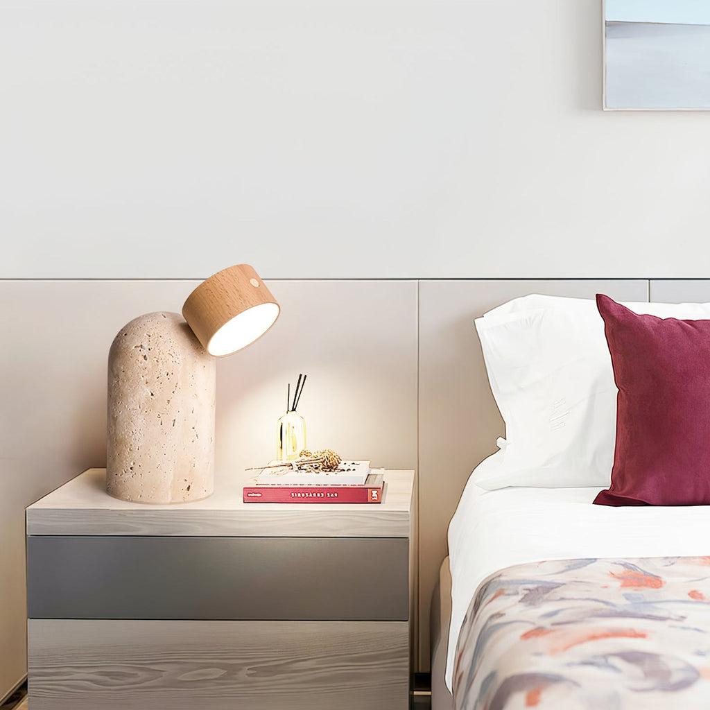 Capsule Stone Table Lamp