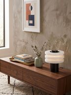 Tiered Obelisk Alabaster Table Lamp