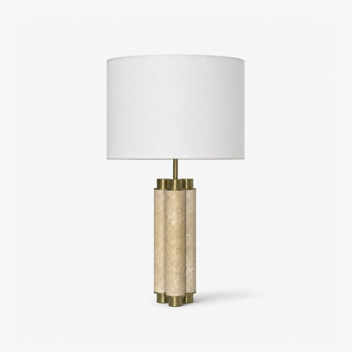 Colonnade Travertine Table Lamp