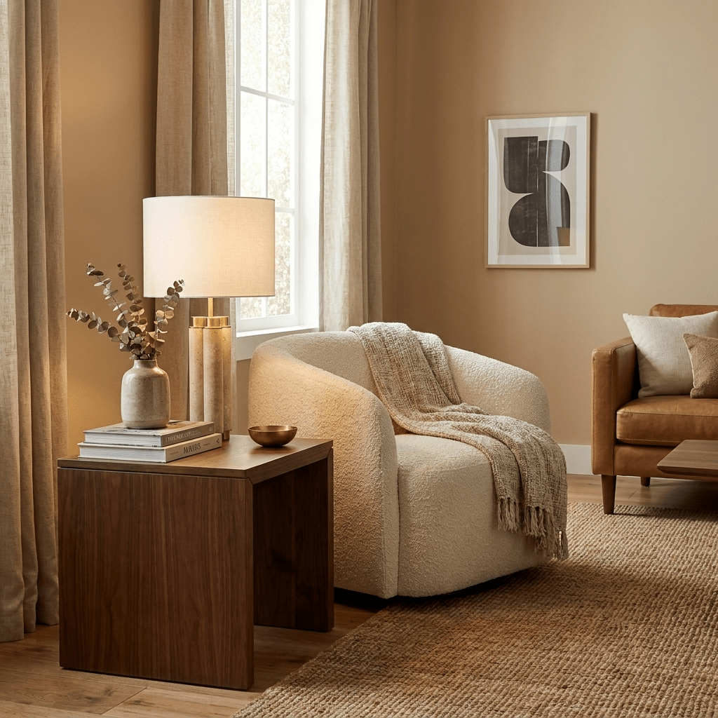 Colonnade Travertine Table Lamp