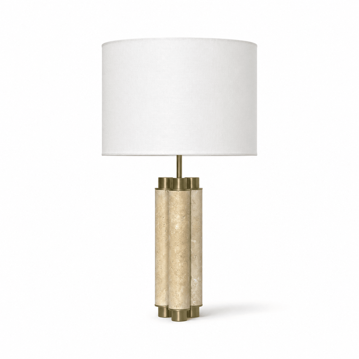 Colonnade Travertine Table Lamp