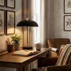 Domo Chrome Mushroom Table Lamp
