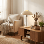 Domo Chrome Mushroom Table Lamp