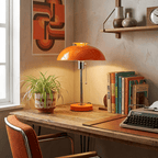 Domo Chrome Mushroom Table Lamp