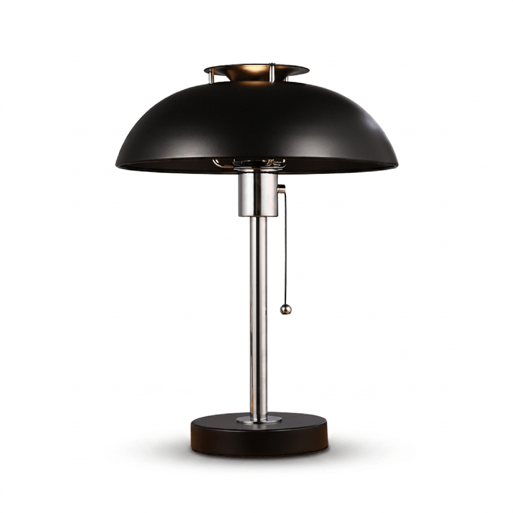 Domo Chrome Mushroom Table Lamp