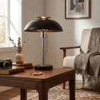 Domo Chrome Mushroom Table Lamp