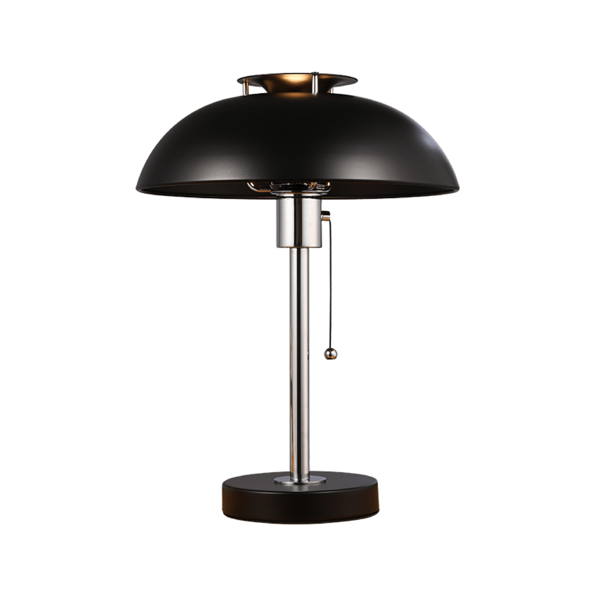 Domo Chrome Mushroom Table Lamp