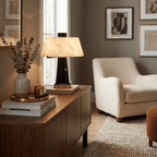 Trapezia Alabaster Desk Lamp