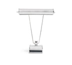 Chrome Coiled Wire Desk Lamp