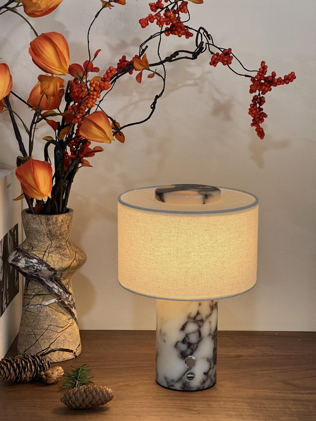 Marbella Stone Table Lamp