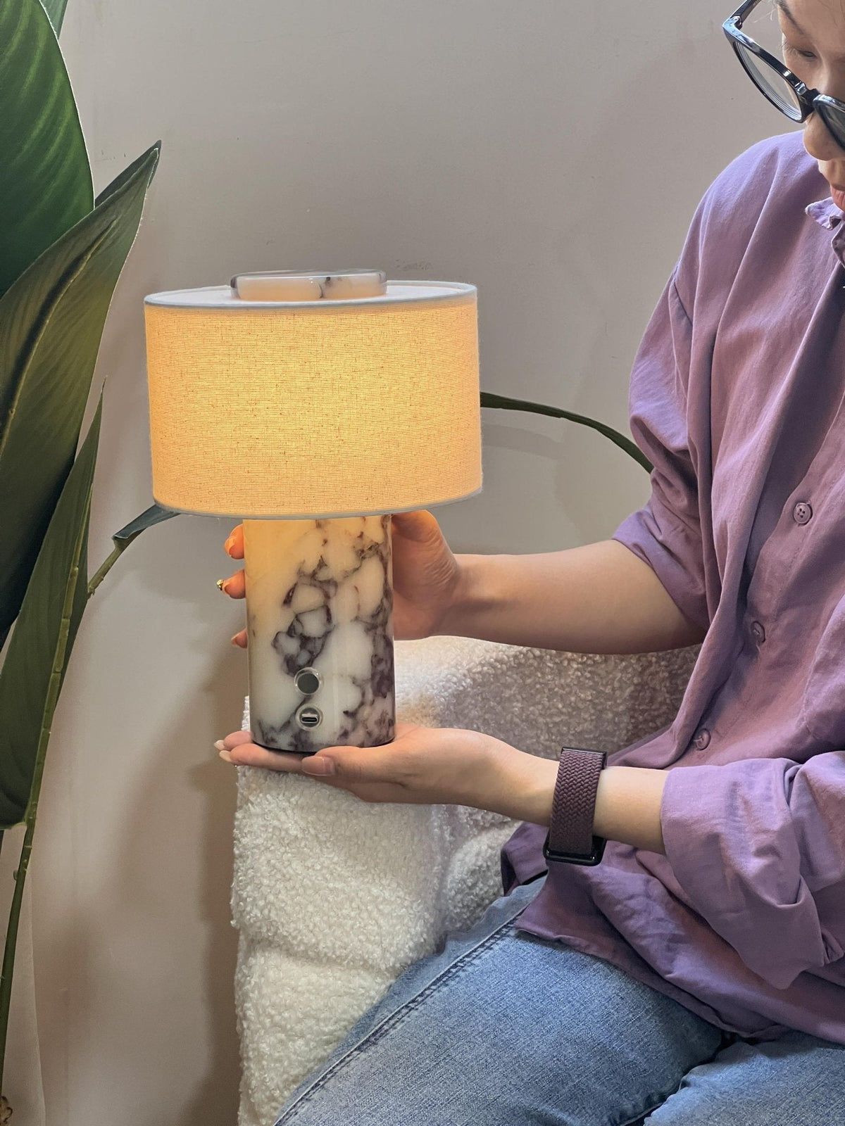 Marbella Stone Table Lamp