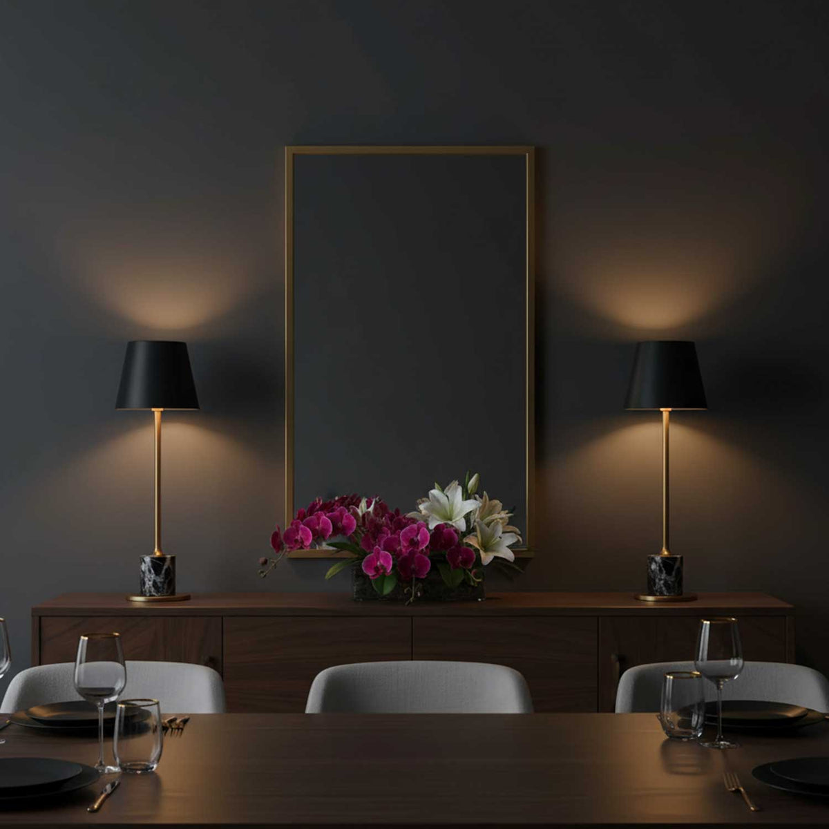 Lirio Mini Marble Table Lamp