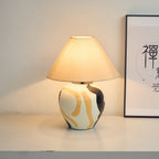 Abstract Pattern Ceramic Table Lamp