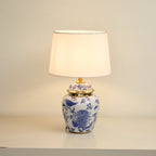 Azure Ceramic Table Lamp