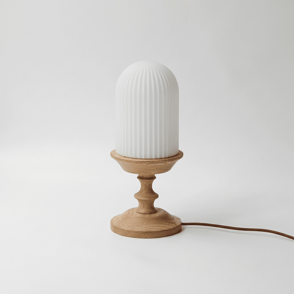 Calyra Ribbed Table Lamp