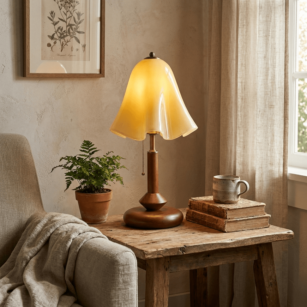 Bell Glass Table Lamp