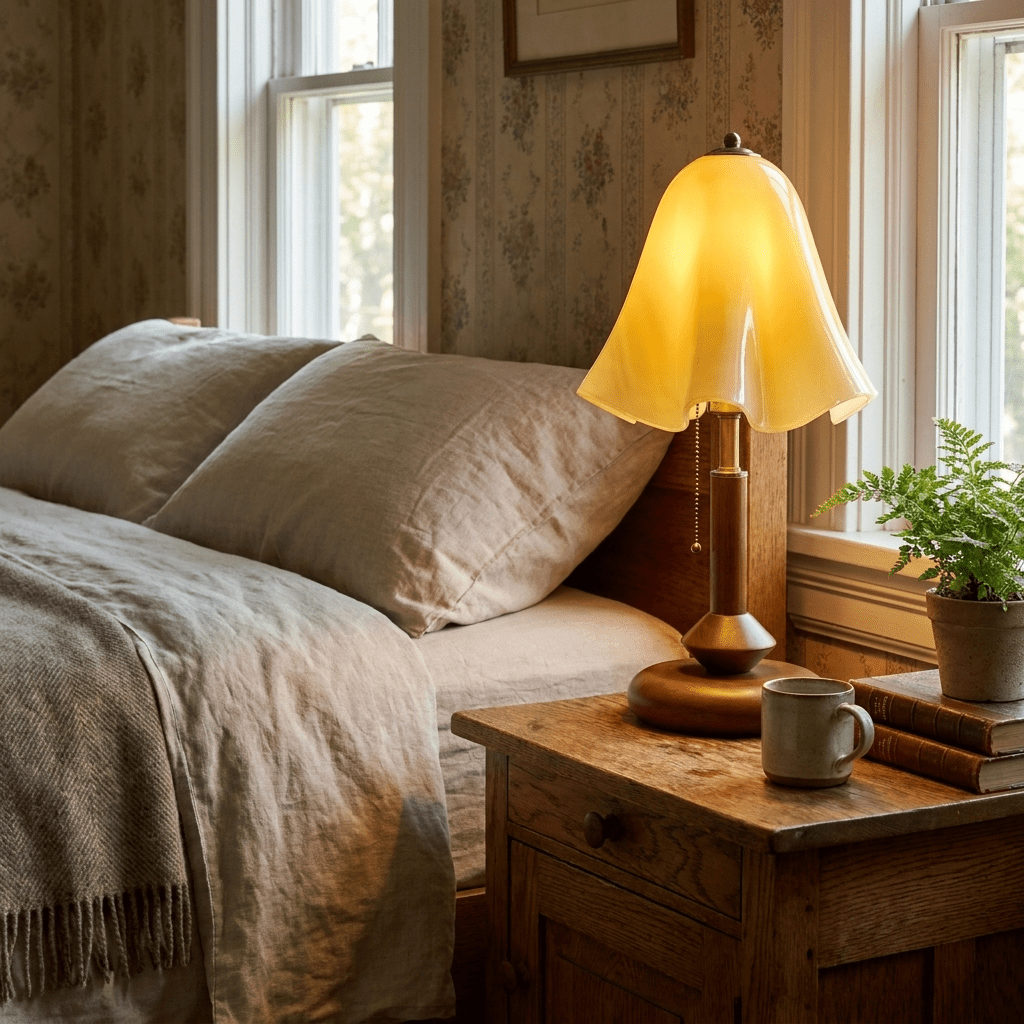 Bell Glass Table Lamp