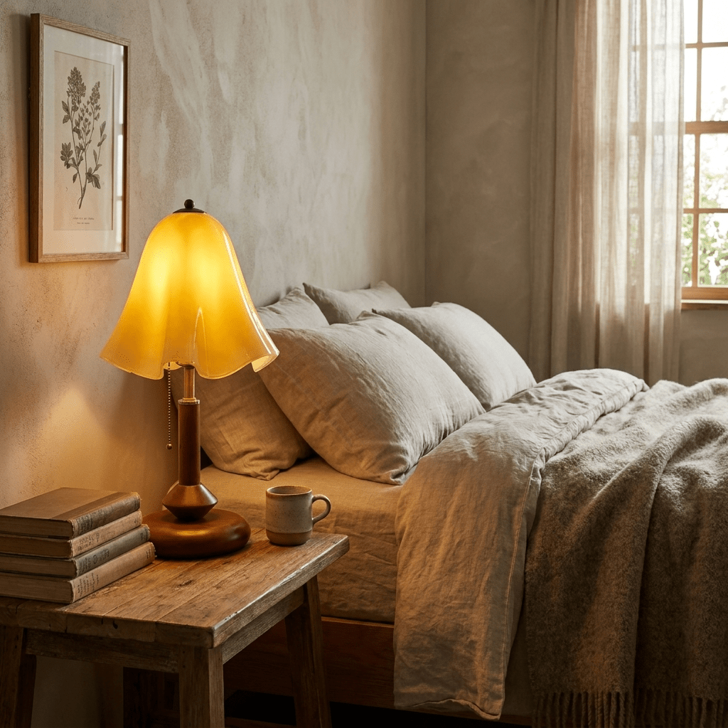 Bell Glass Table Lamp