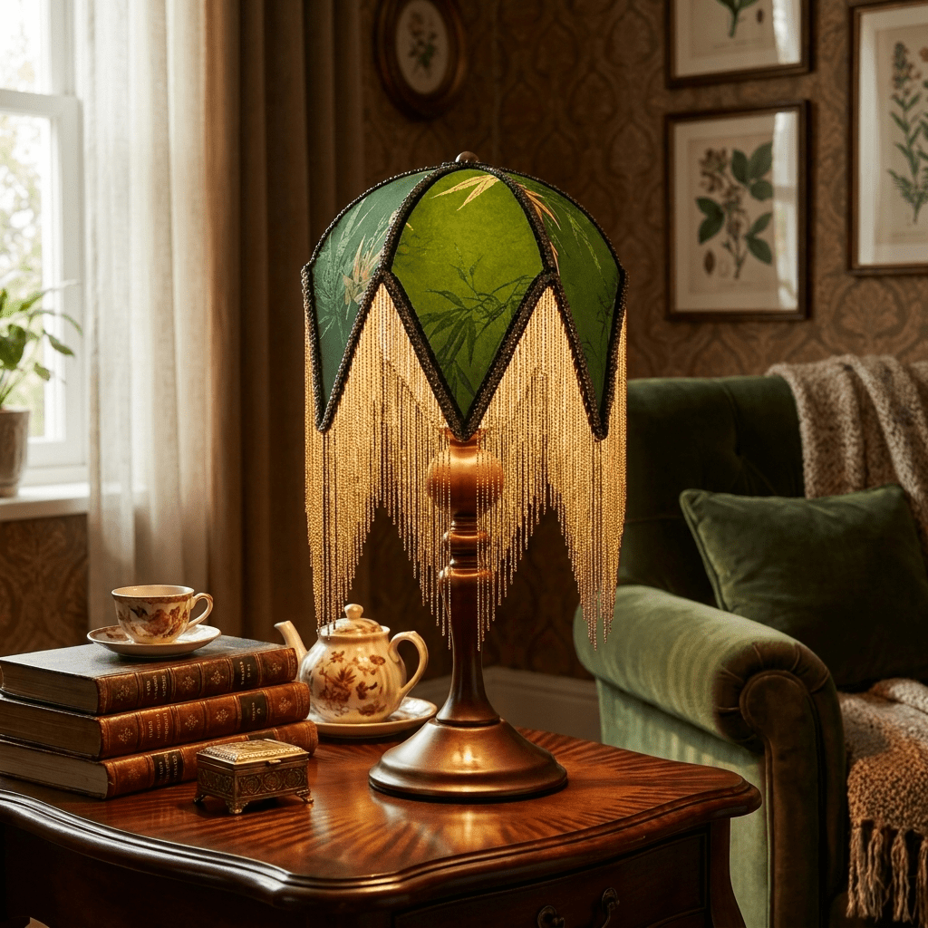 Victorian Fringe Table Lamp