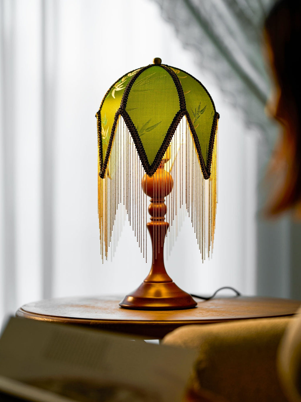 Victorian Fringe Table Lamp