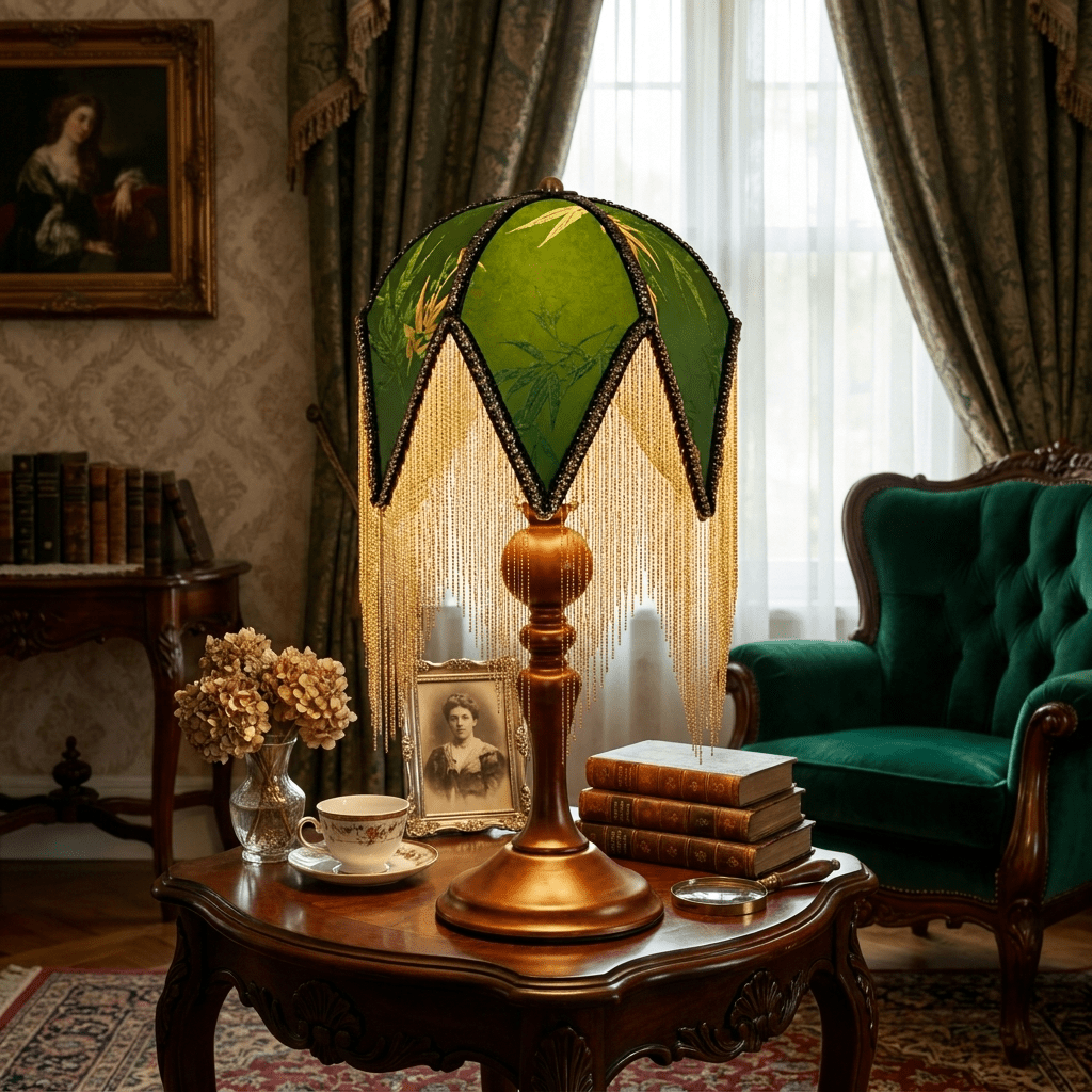 Victorian Fringe Table Lamp