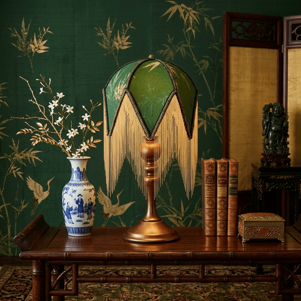 Victorian Fringe Table Lamp