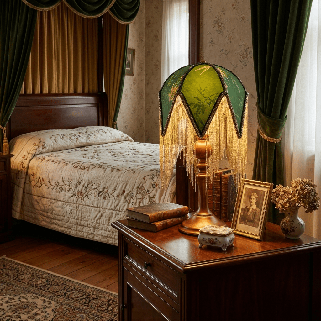 Victorian Fringe Table Lamp