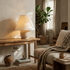 Caldera Travertine Table Lamp