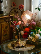 Campanella Vintage Rose Table Lamp