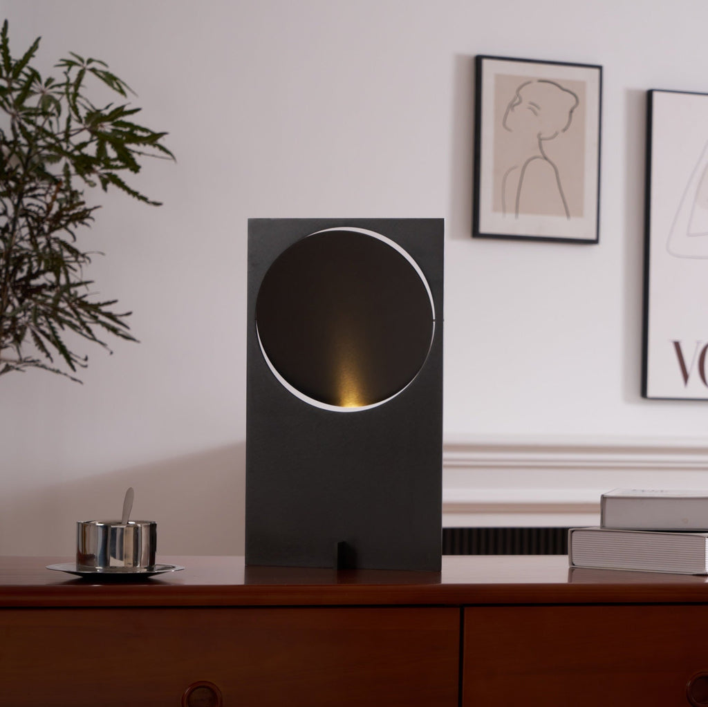 Axis Rotating Disc Table Lamp