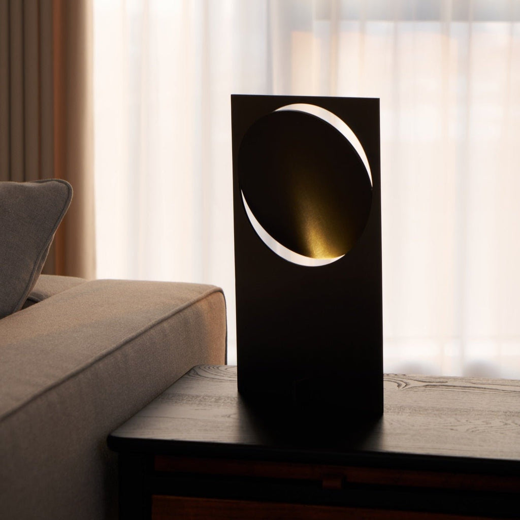 Axis Rotating Disc Table Lamp