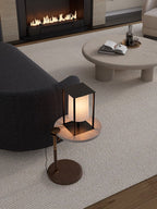 Industrial Cage Frame Table Lamp