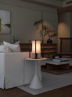 Industrial Cage Frame Table Lamp