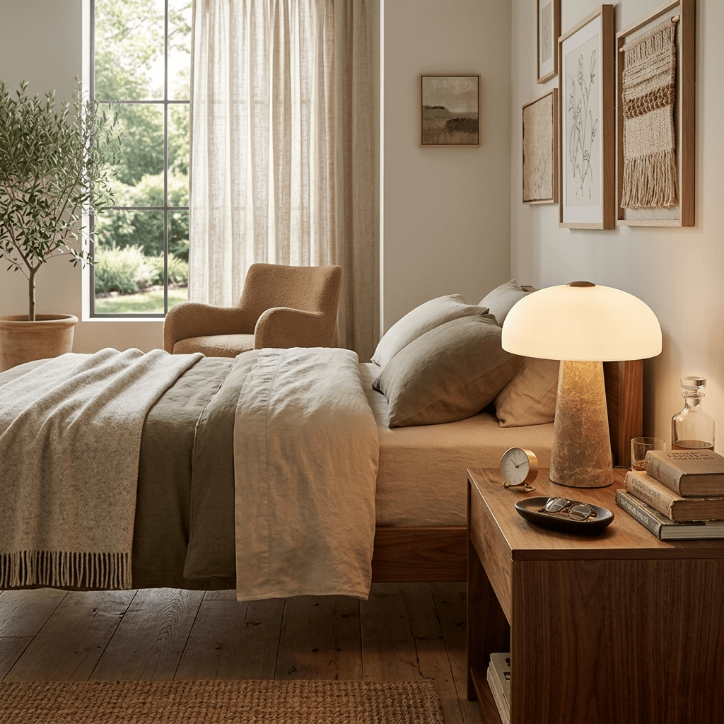 Haloire Marble Table Lamp