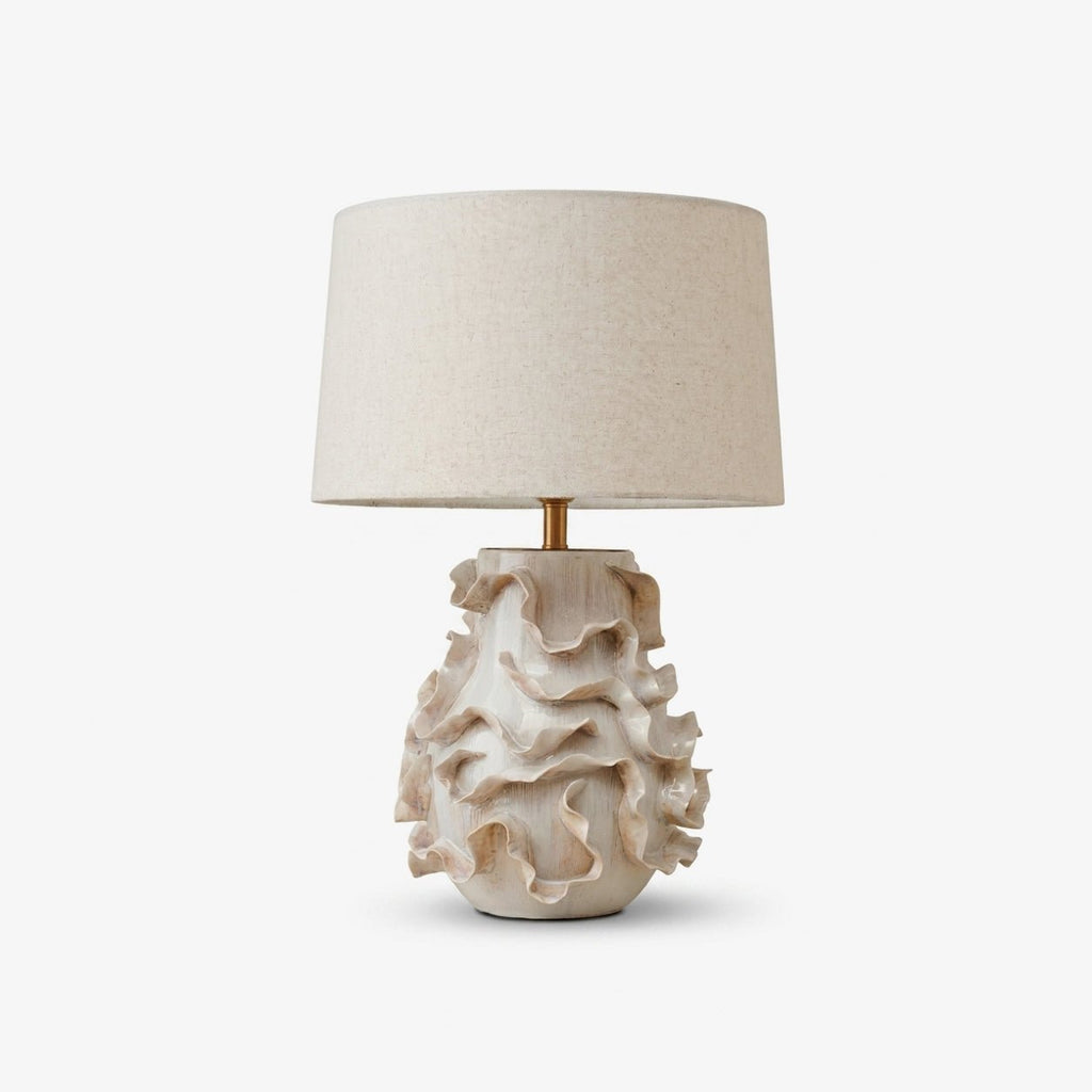 Increspa Ruffled Ceramic Table Lamp