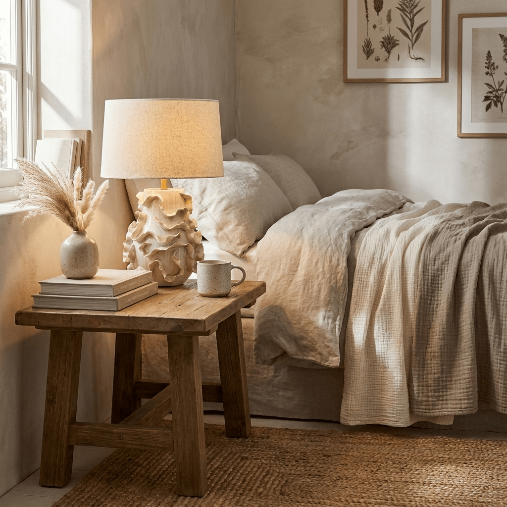 Increspa Ruffled Ceramic Table Lamp