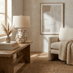 Increspa Ruffled Ceramic Table Lamp