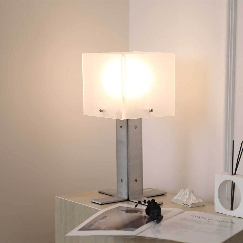 Beam Steel Acrylic Table Lamp