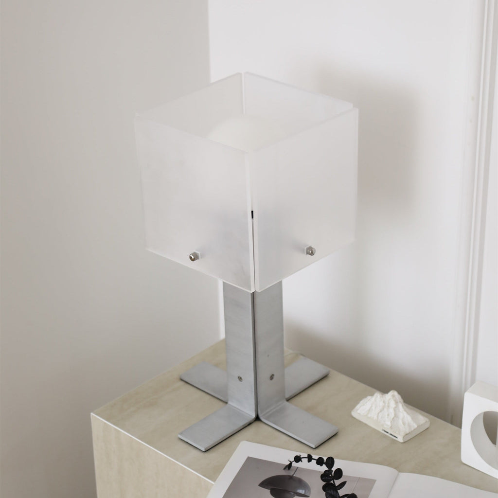 Beam Steel Acrylic Table Lamp