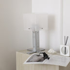 Beam Steel Acrylic Table Lamp