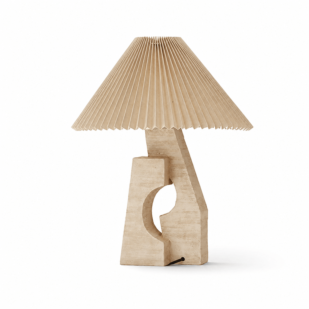 Arch Form Pleated Table Lamp