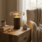 Cognac Disc Table Lamp