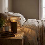 Cognac Disc Table Lamp