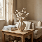 Fluted Bloom Ceramic Vase