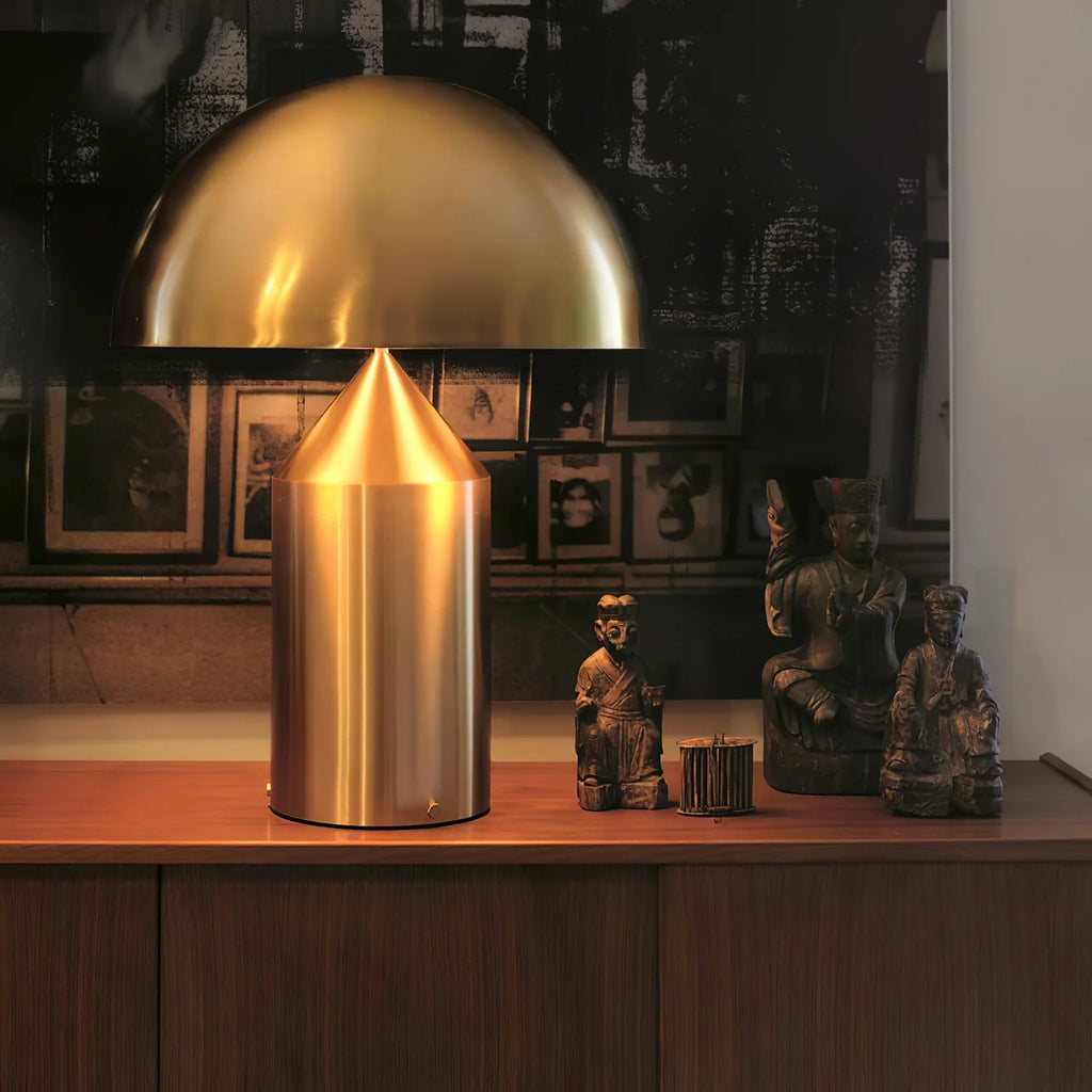 Dorsey Brass Mushroom Table Lamp